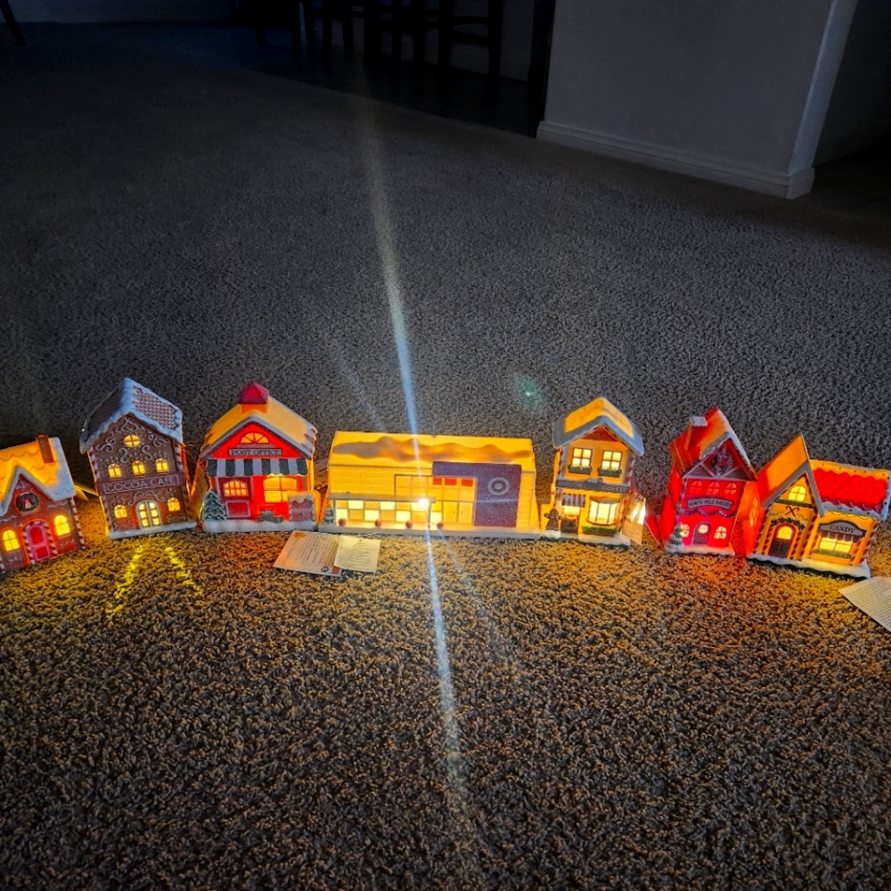 Target Bullseye Playground Christmas Village NWT